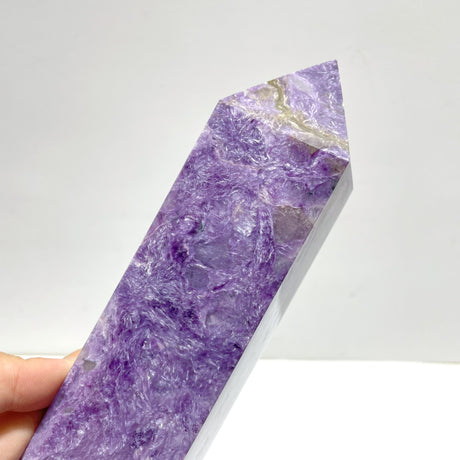 Unique 23CM Charoite Tower Point