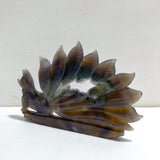 Geode Agate Druzy Nine-tailed Fox Carving #10