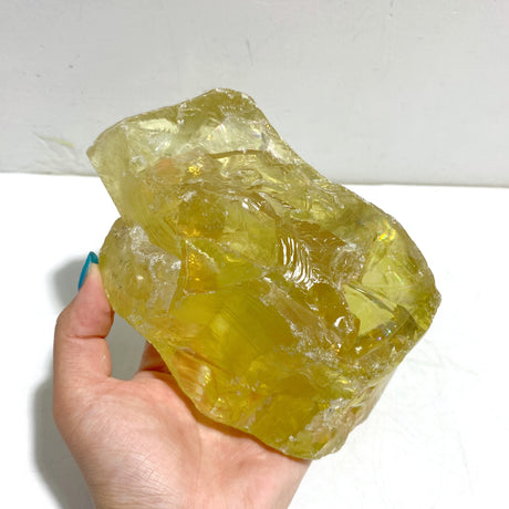 2 Pieces Large Citrine Raw Stone Specimen With Beautiful Rainbow #8