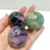 42 Pieces Beautiful Feather Fluorite Sphere Balls
