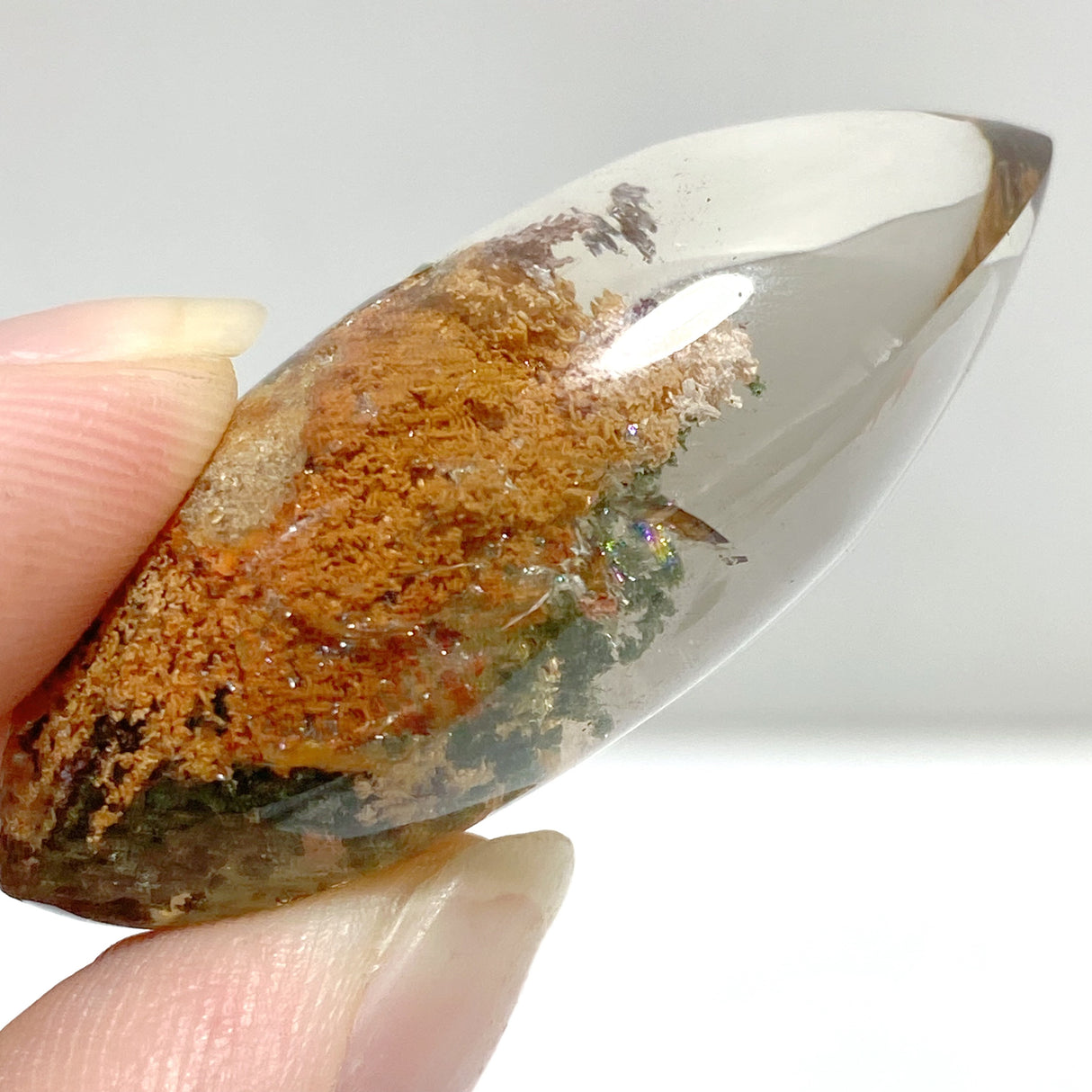 Beautiful Garden Quartz Waterdrop Shape For DIY Pendant