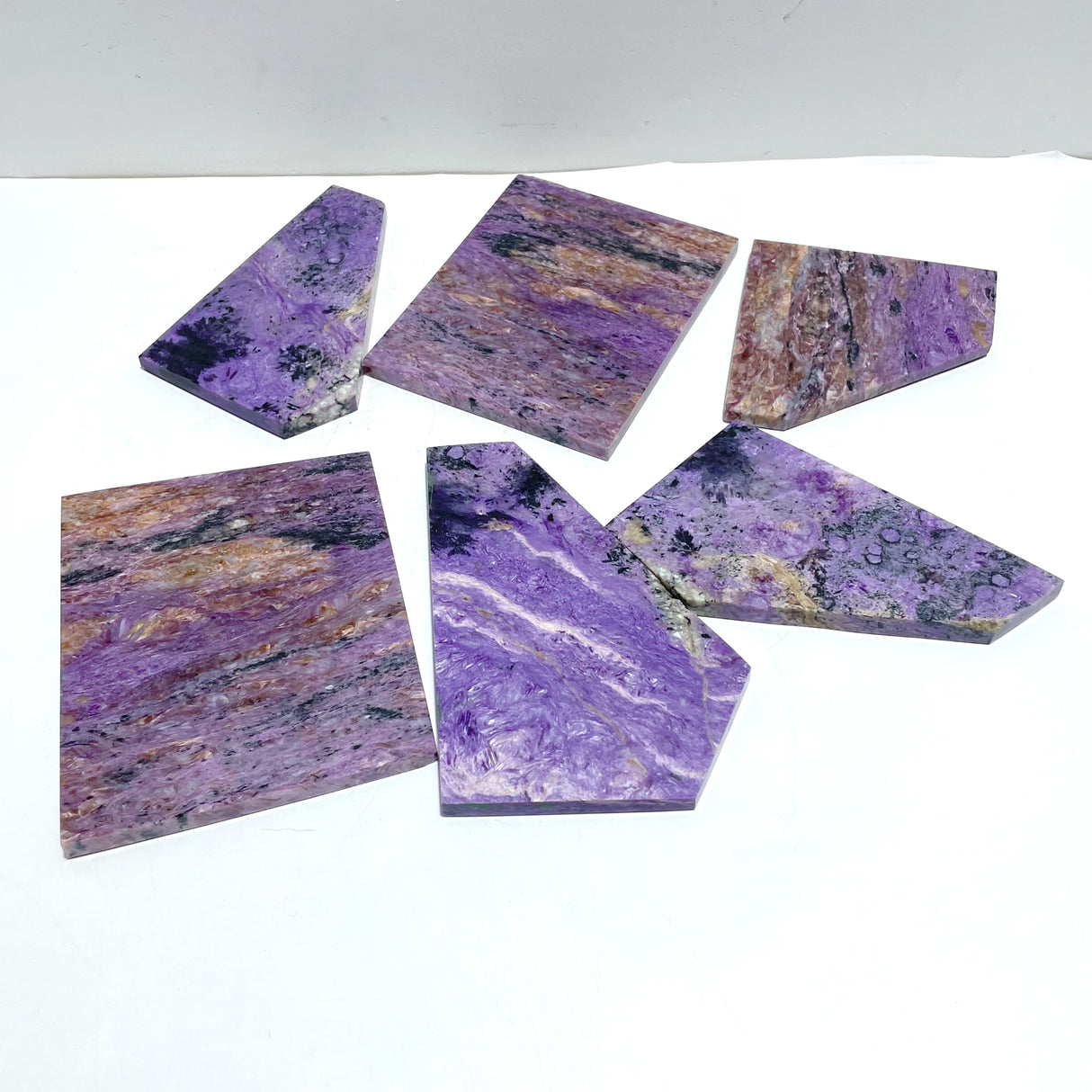 6 Pieces High Quality Charoite Slab