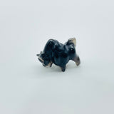 Mini Black Obsidian Bull Carving Wholesale