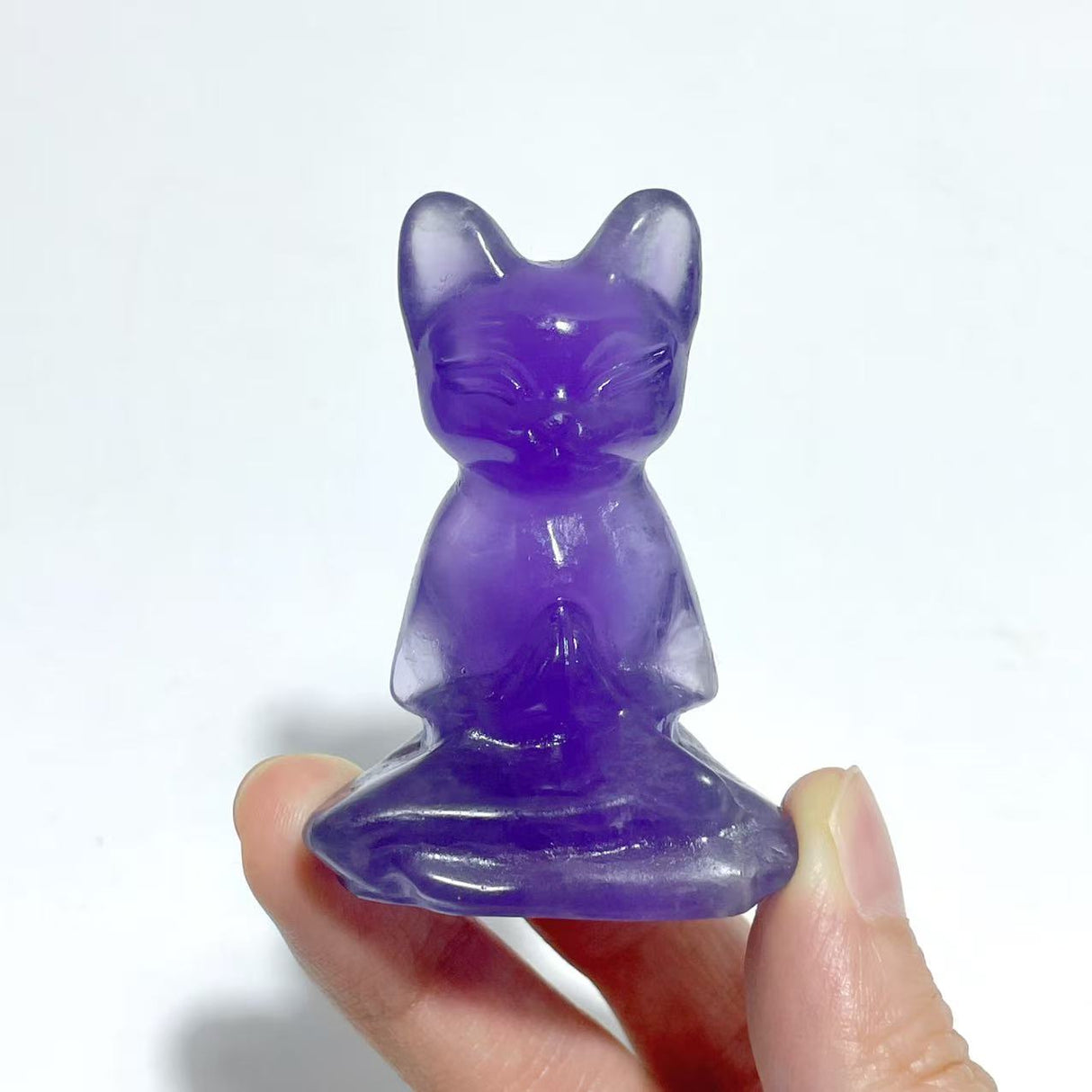 Fluorite Cat Carving Crystals Wholesale