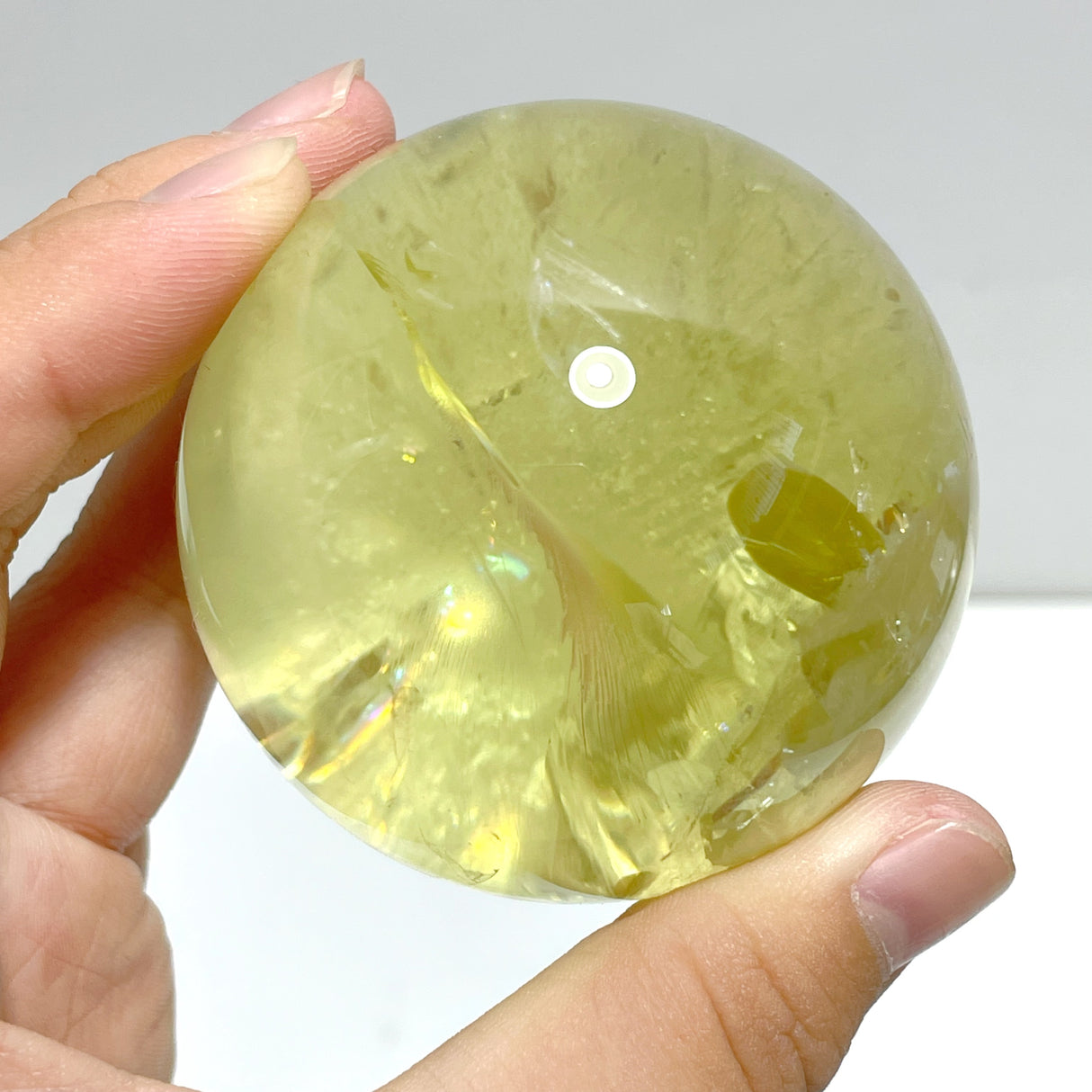 17 Pieces Citrine Crystal With Rainbow Spheres