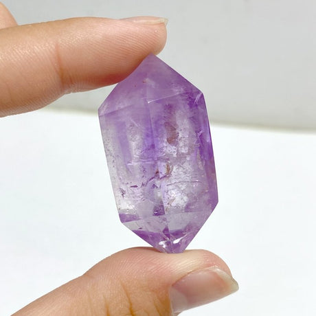 A97 Amethyst Double Point Enhydro Crystal -Wholesale Crystals