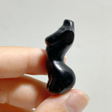 4CM Black Obsidian Goddess Carving Wholesale