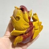 2 Pieces Mookaite Nine-tailed Fox Carving