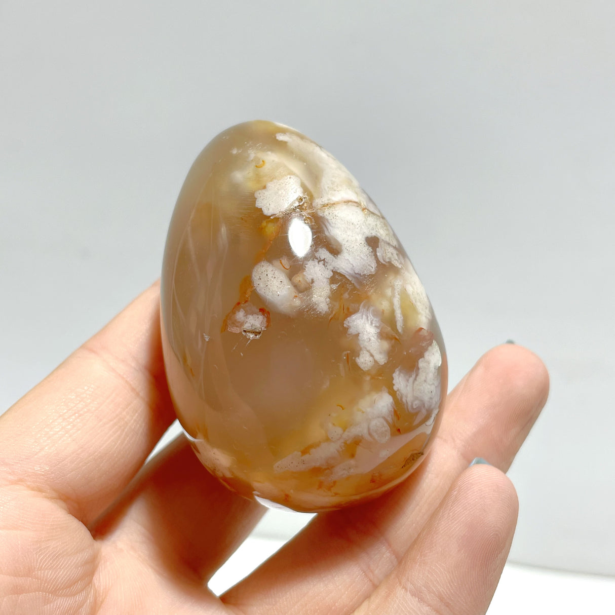 Sakura Flower Agate Egg Wholesale
