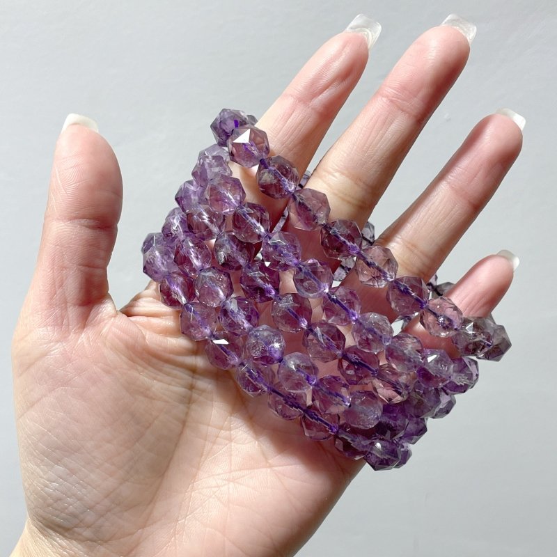 Amethyst Facet Cut Bracelets Wholesale - Wholesale Crystals