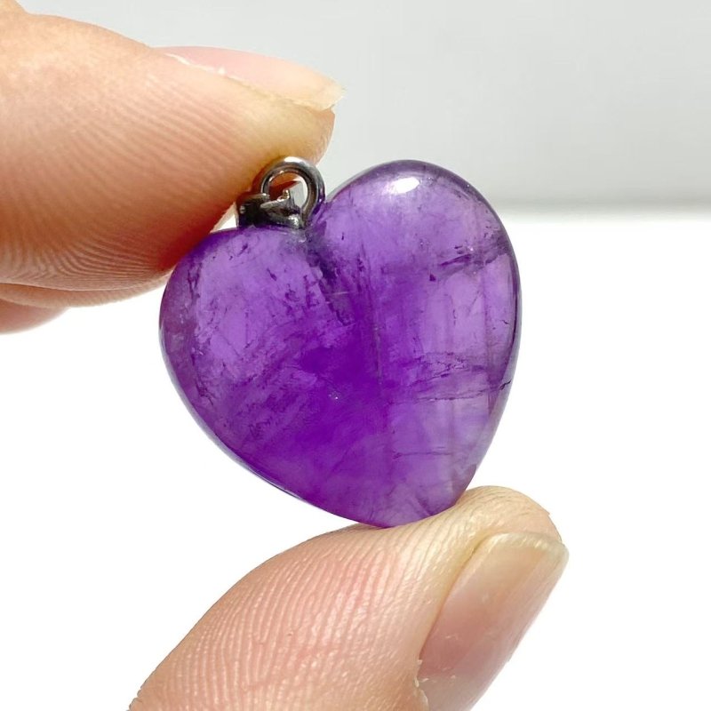 Amethyst Heart Pendants Wholesale - Wholesale Crystals