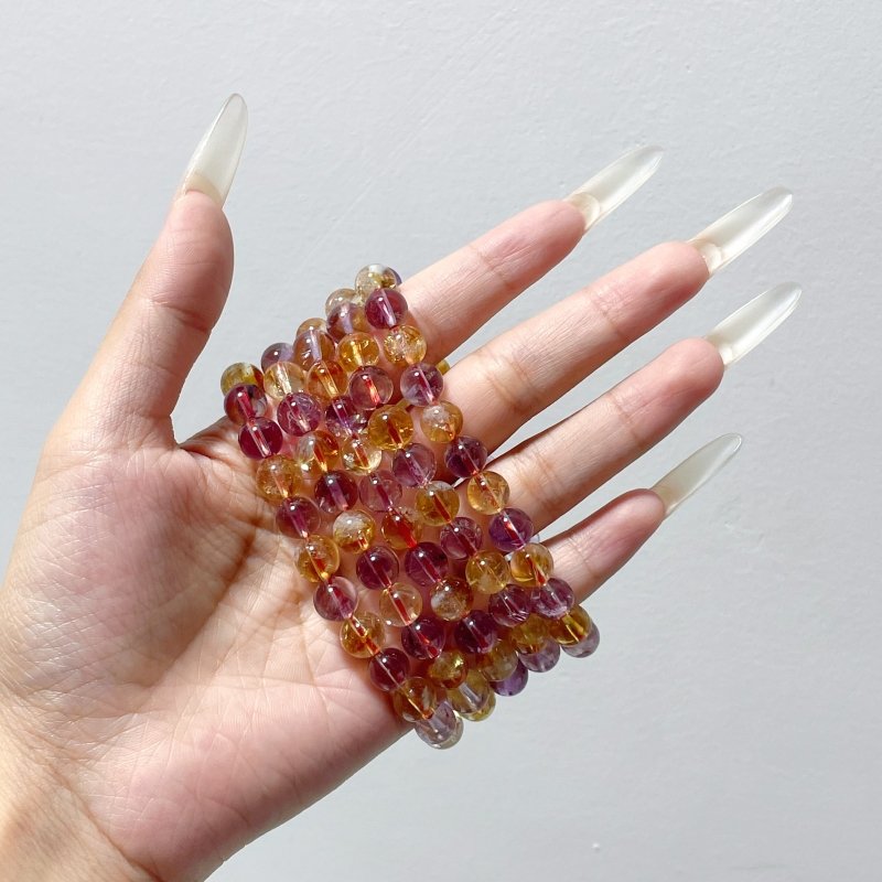 Amethyst Mixed Citrine Stone Bracelet Wholesale - Wholesale Crystals