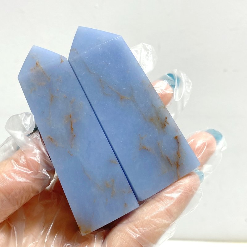 Angelite Four - sided Tower Wholesale - Wholesale Crystals
