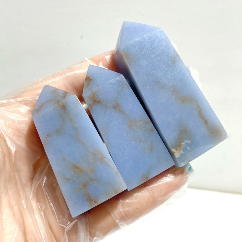 Angelite Four - sided Tower Wholesale - Wholesale Crystals