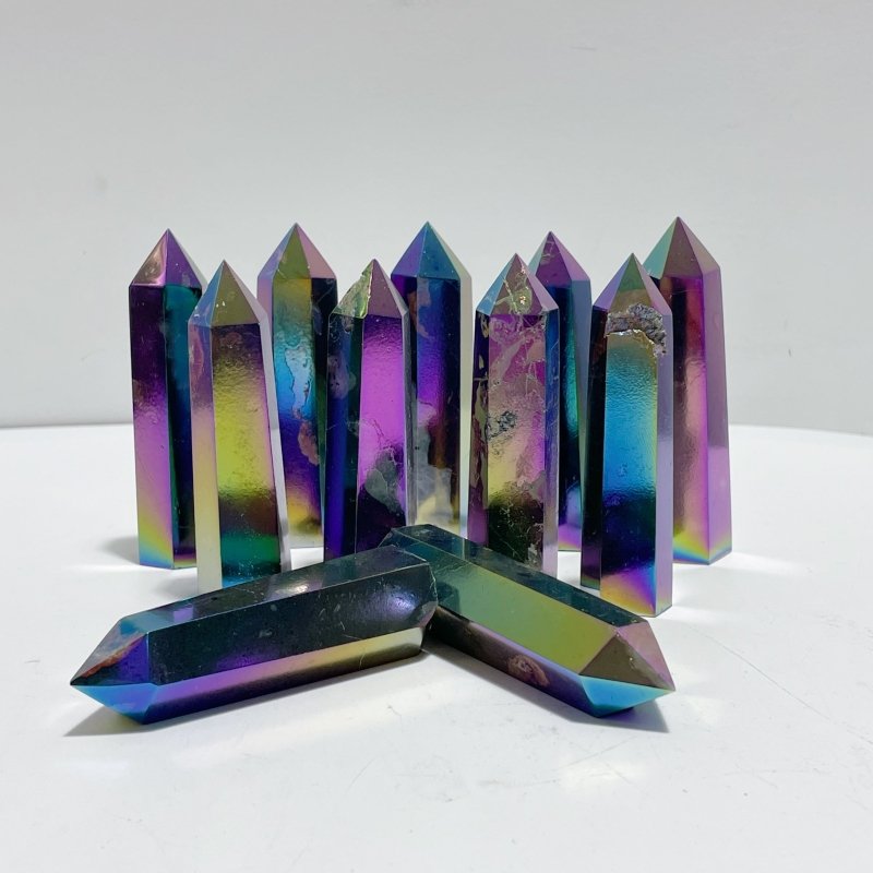 Aura Brown Marble Tower Point Wholesale - Wholesale Crystals