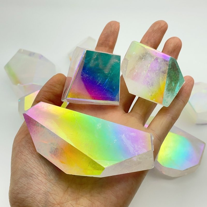 Aura Clear Quartz Free Form Crystal Wholesale -Wholesale Crystals
