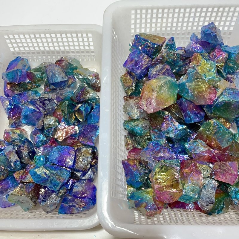 Aura Clear Quartz Raw Stone Wholesale - Wholesale Crystals