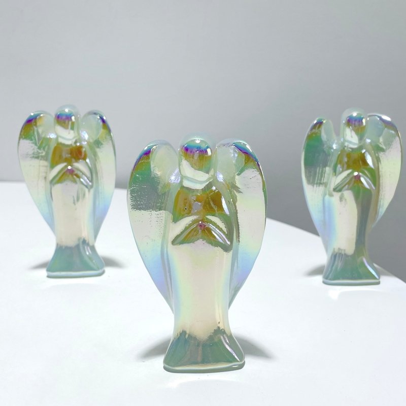 Aura Large Opalite Angel Carving Wholesale - Wholesale Crystals