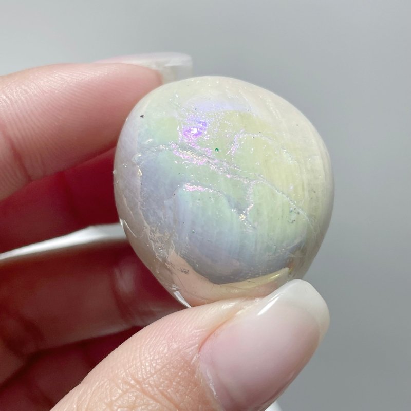 Aura Moonstone Tumbled Wholesale Clearance - Wholesale Crystals