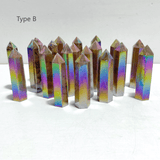 Aura Rhodonite Tower Wholesale - Wholesale Crystals