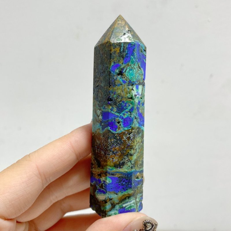 Azurite Mixed Malachite Point Wholesale -Wholesale Crystals