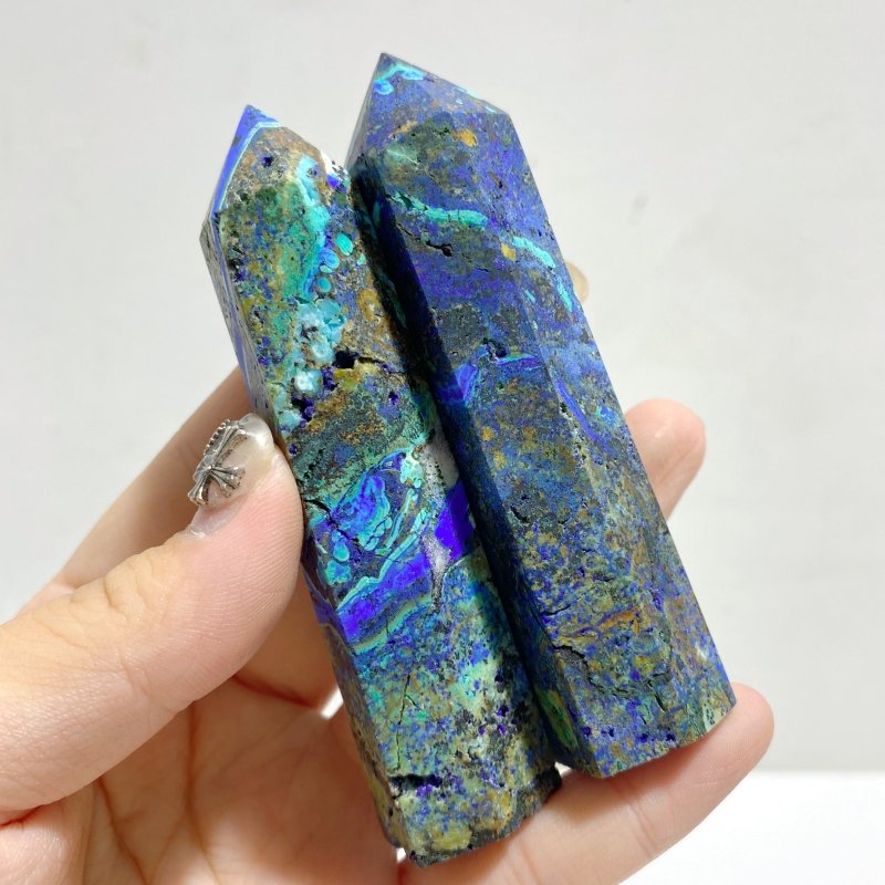 Azurite Mixed Malachite Point Wholesale -Wholesale Crystals