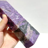 20.8CM Charoite Tower Point For Collection