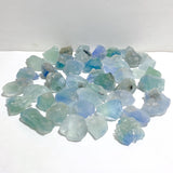 45 Pieces Blue Fluorite Mixed Calcite Raw Stone Specimen