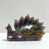 Geode Agate Druzy Nine-tailed Fox Carving #10