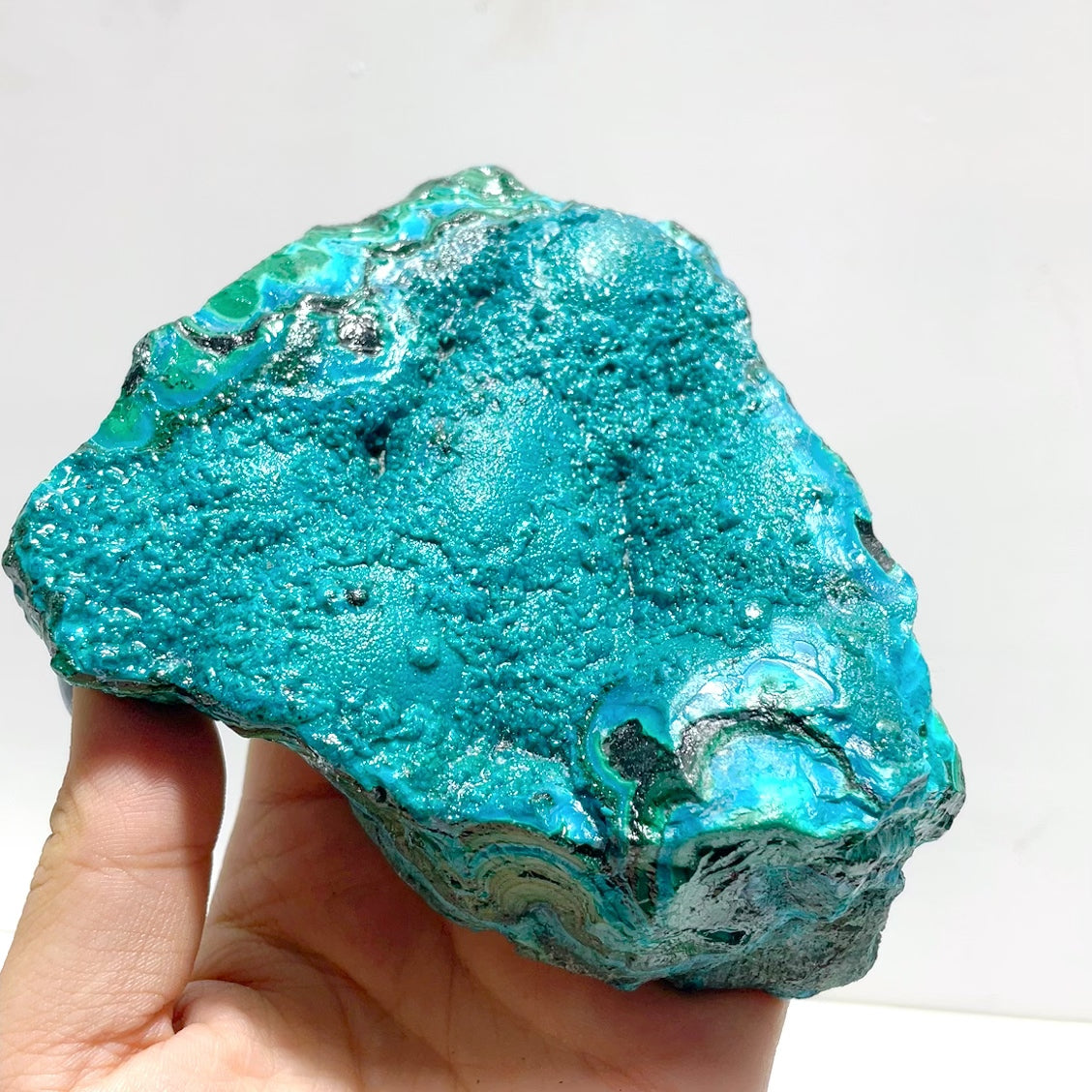 7 Pieces Beautiful Chrysocolla Mixed Malachite Specimen
