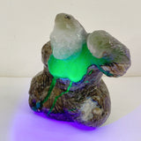 Unique Volcano Agate King Kong Ape Carving #1