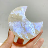 26 Pieces Moonstone Moon Carving