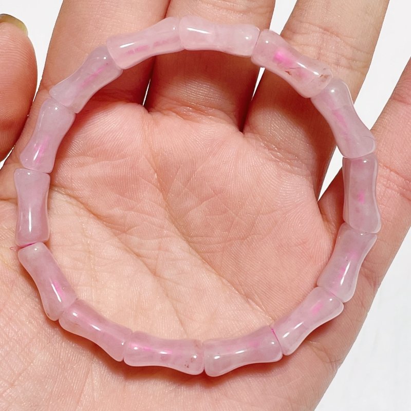 Beautiful 0.67in Rose Quartz Bracelet Wholesale - Wholesale Crystals