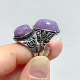 Beautiful 49 Pieces Charoite Different Styles Ring 1 - Wholesale Crystals