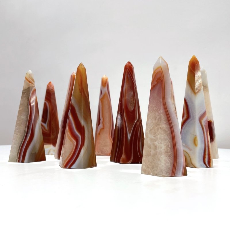 Beautiful Carnelian Obelisk Point Wholesale - Wholesale Crystals