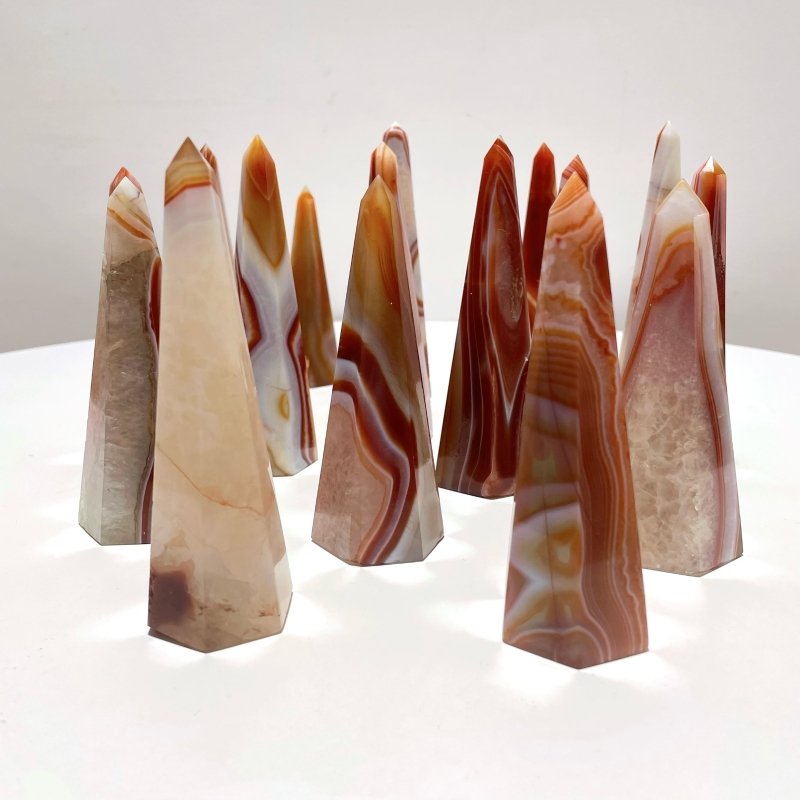 Beautiful Carnelian Obelisk Point Wholesale - Wholesale Crystals