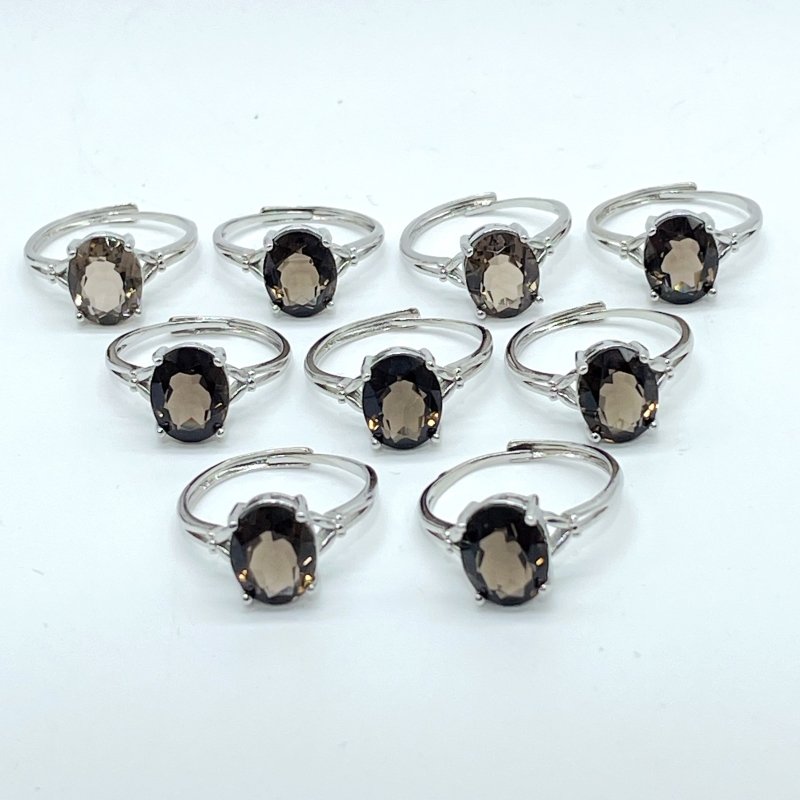 Beautiful Cut Faceted Smoky Quartz Ring Wholesale - Wholesale Crystals