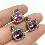 Beautiful Fluorite Cut Faceted Sugar Cube Pendant Wholesale - Wholesale Crystals