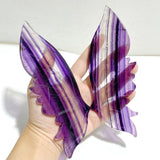 Beautiful Fluorite Symmetry Butterfly Wing With Stand -Wholesale Crystals