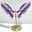 Beautiful Fluorite Symmetry Butterfly Wing With Stand -Wholesale Crystals