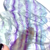 Beautiful Fluorite Symmetry Butterfly Wing With Stand - Wholesale Crystals