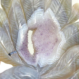 Beautiful Geode Agate Druzy Nine-tailed Fox Carving 21 -Wholesale Crystals