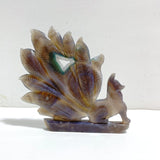 Beautiful Geode Druzy Agate Nine - tailed Fox Carving 1 - Wholesale Crystals