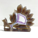 Beautiful Geode Druzy Agate Nine - tailed Fox Carving 4 - Wholesale Crystals