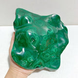 Beautiful High Quality Polished Malachite Stone With Stand -Wholesale Crystals