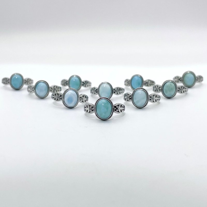 Beautiful Larimar Ring Wholesale Clearance - Wholesale Crystals