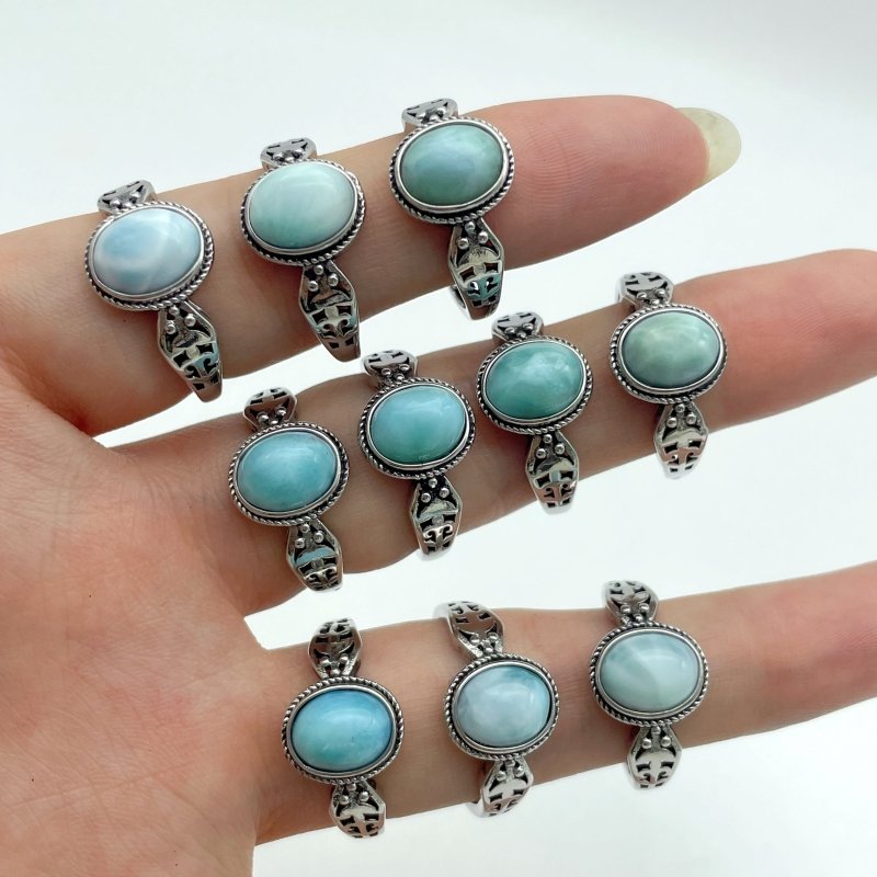 Beautiful Larimar Ring Wholesale Clearance - Wholesale Crystals