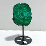 Beautiful Malachite Slab With Stand -Wholesale Crystals