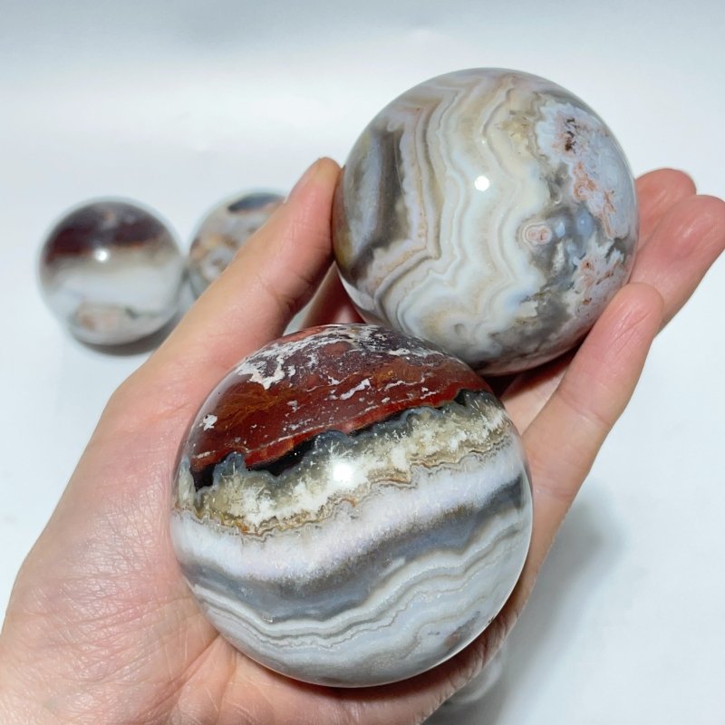 Beautiful Morocco Agate Spheres Wholesale -Wholesale Crystals