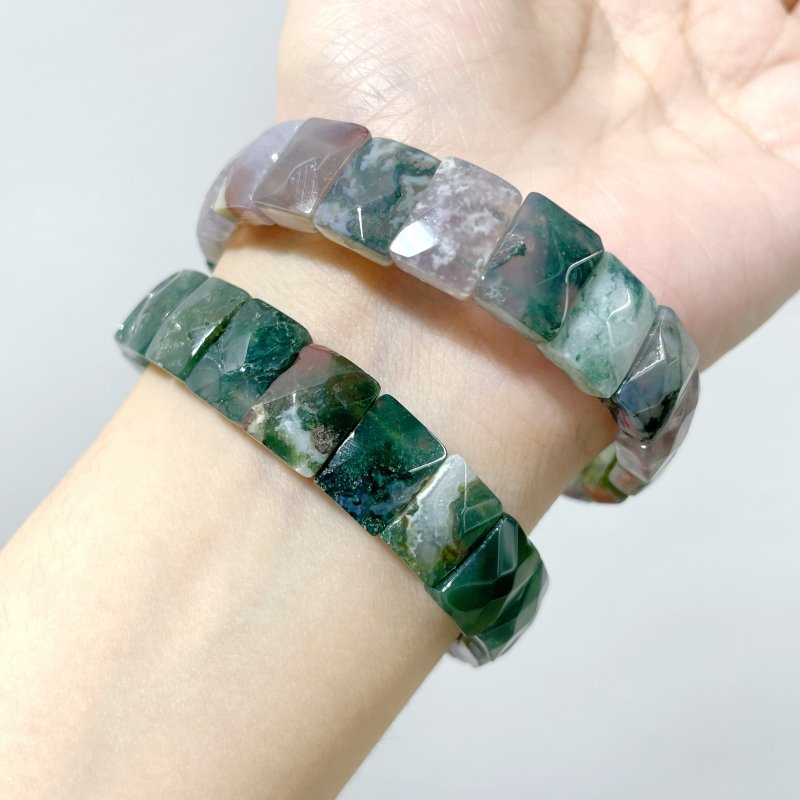 Beautiful Moss Agate Bracelet Wholesale - Wholesale Crystals